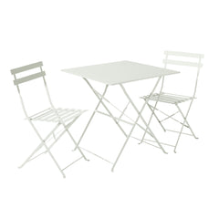 Naterial Flora II Origami Bistro Set With 2 Chairs - Green Sage