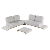 Naterial Memphis Sofa Set - Teak / White