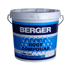 BERGER ROOF COMP WHITE 10LT