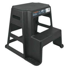 Truper 2 Step Plastic Stool / Black.