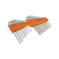 Truper Mixed Long Ball Point Allen Keys Set Of 25.