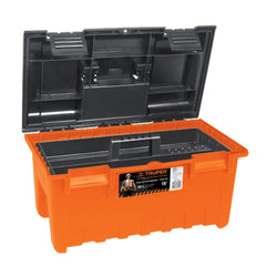 Truper Tool Box Without Compartments 48 X 27 X 25cm - Orange.