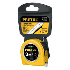 Pretul Measuring Tape 3m - Yellow