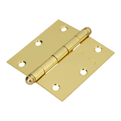 Square Hinge, Brassed Steel 2x3,5".