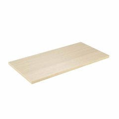 MELAMINE SHELF BOARD WITH 4 BORDER SIDES WHITENED OAK 18X300X1000 MM FSC
