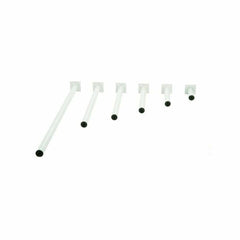 ROUND FOOT WHITE DIAM 30x300 MM