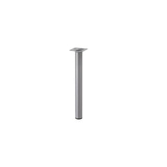 ROUND FOOT SILVER DIAM 30x300 MM