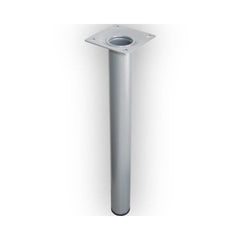 ROUND FOOT SILVER DIAM 30x400 MM