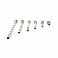 ROUND LEG SILVER DIAM 30x800 MM stainless