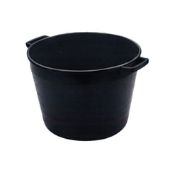 Plastic Bucket with Handles 40L - Black