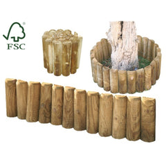 Lasa Fence Log Pine Wood