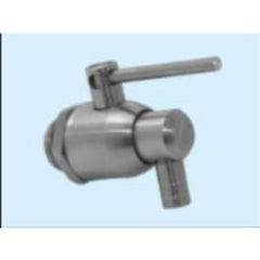 Ball Valve with Nozzle for Oil Drums 1/2" - Stainless Steel