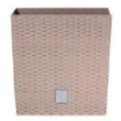 Prosperplast Rato Low Planter 26.2x26.2x26.6cm - Mocca