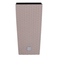 Prosperplast Rato Square Planter 40x40x40.8cm - Mocca