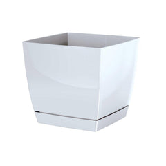 Prosperplast Coubi Square Planter 24x24x22cm - White