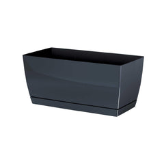 Prosperplast Coubi Planter 24x12x11cm - Graphite Gray