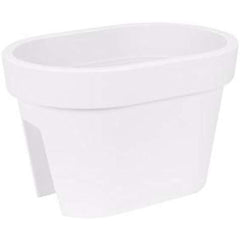 Prosperplast Lofly Railing Planter 39.6x26.6x25cm - White