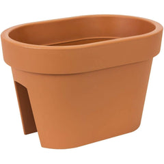 Prosperplast Lofly Railing Planter 39.6x26.6x25cm - Terracotta