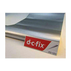 DC FIX SILVER BRUSHED METALLIC 202-1203