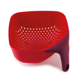 JJ SQUARE COLANDER MEDIUM RED