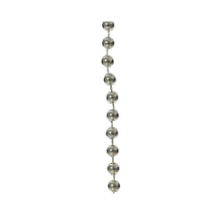Decoris Plastic Beaded Garland 10m - Silver