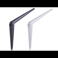 Brixo 15 x 20cm Nervate Shelf Bracket - Grey