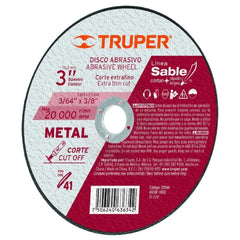 Truper 3"x 1mm, T1, Metal Cutting Wheel.