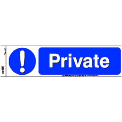 PRIVATE SIGN