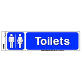 TOILETS W/SYMBOL SIGN