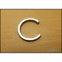CHROME LETTER 5CM C