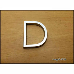 CHROME LETTER 5CM D