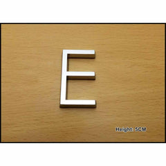 CHROME LETTER 5CM E