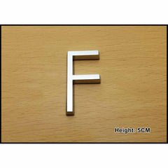 CHROME LETTER 5CM F