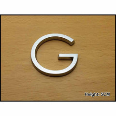 CHROME LETTER 5CM G