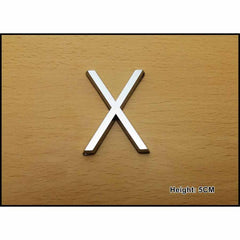 CHROME LETTER 5CM X