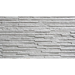 Stegu Palermo 1  Decorative Tile White - 0.62m2 (8pcs) - Outdoor/Indoor Use