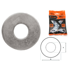 Brixo Flat Washer Pack of 15 Pieces 10.5 x 20mm