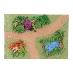 Cardboard Landscape Base for Nativity Scenes