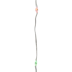Lumineo BO Micro Wire 20 Led String Lights 95cm - Silver/Multicoour