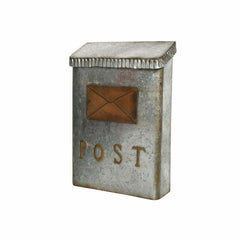 Decoris Zinc Mailbox - Rust Finish