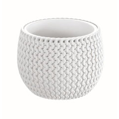 Prosperplast Spolfy Bowl Planter 18x18x13.6cm - White