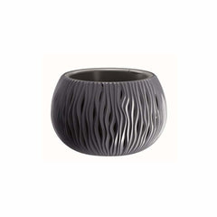 Prosperplast Sandy Bowl Planter 29x29x19.5cm - Anthracite