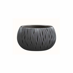 Prosperplast Sandy Bowl Planter 37x37x21.8cm - Anthracite