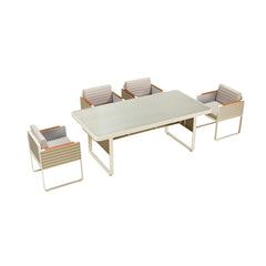 HiGold Airport Dining Table with 6 Chairs