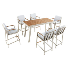 HiGold Nofi Bar Set With 6 Chairs