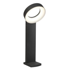 Lutec Meridian Bollard Light Dark Grey Integrated LED IP54