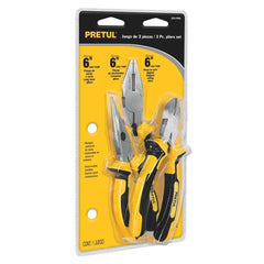 Pretul Pliers Set,3 Pieces,Comfort Grip.