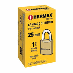 Hermex 1" Iron Padlock.
