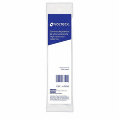 Volteck Cable Ties 12 x 0.9cm - Clear