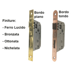 Flat Mortise Lock 35Mm